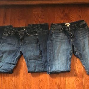Lot of 2 WHBM denim size 8
